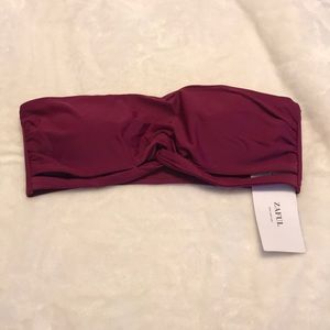 Zaful bandeau swum top